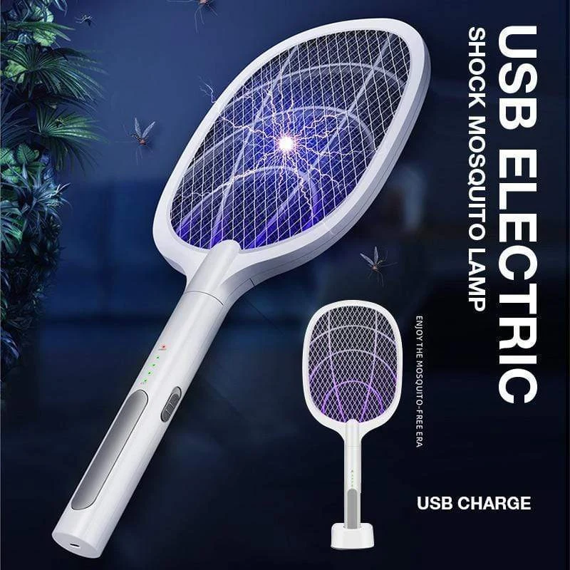 Raquette Anti-moustiques électrique Rechargeable