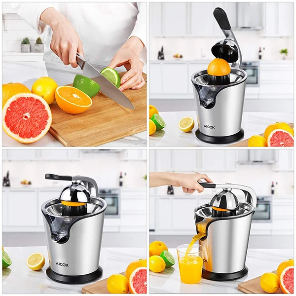 Presse orange en Acier Inoxydable 300W