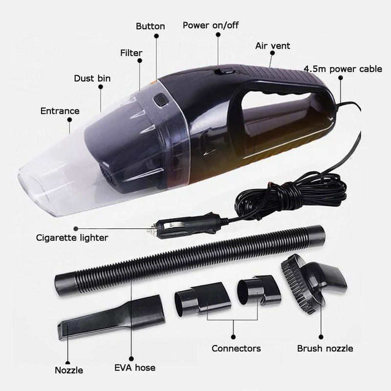 Aspirateur de voiture portable