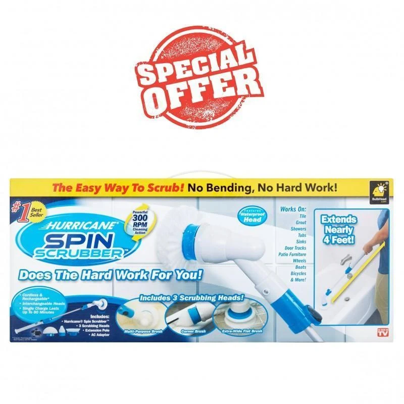 BROSSE DE NETTOYAGE ELECTRIQUE ROTATIVE