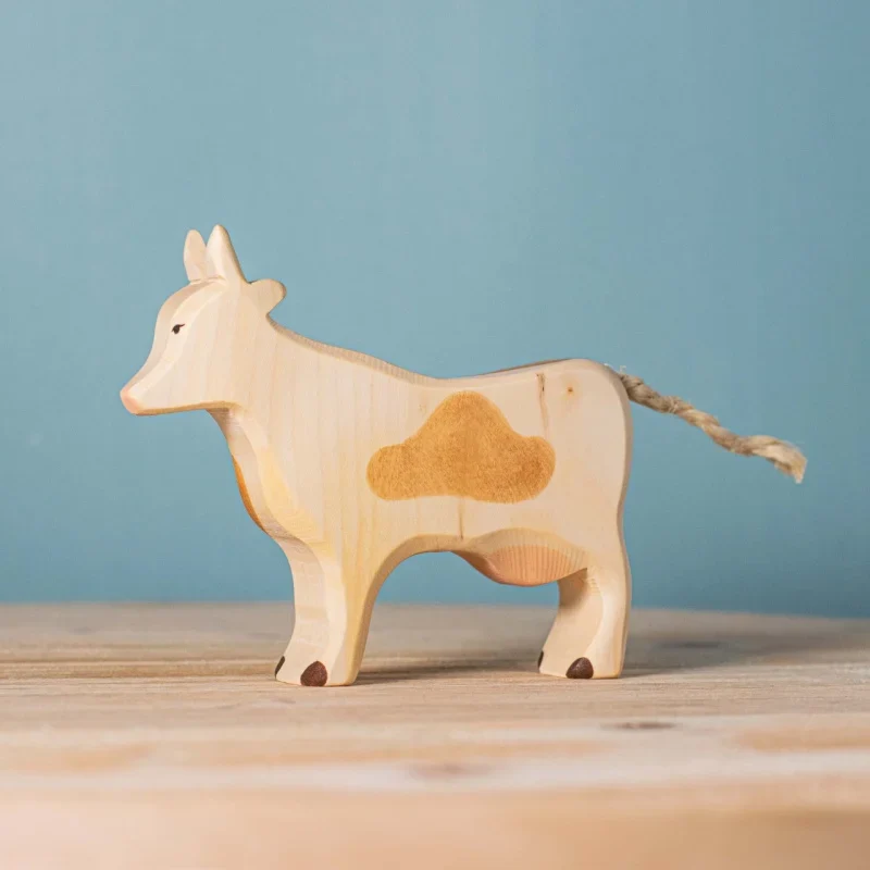 Vache Marron et blanche