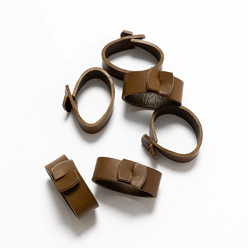 Rond de serviette en cuir