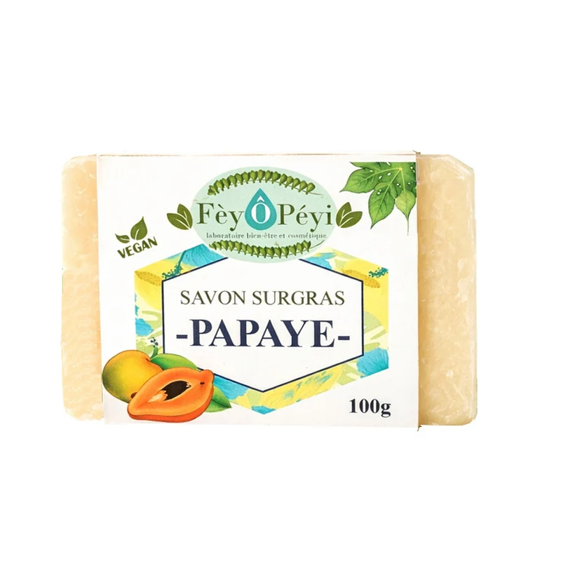 Savon naturel à la Papaye de Guadeloupe – Teint unifié, anti-taches