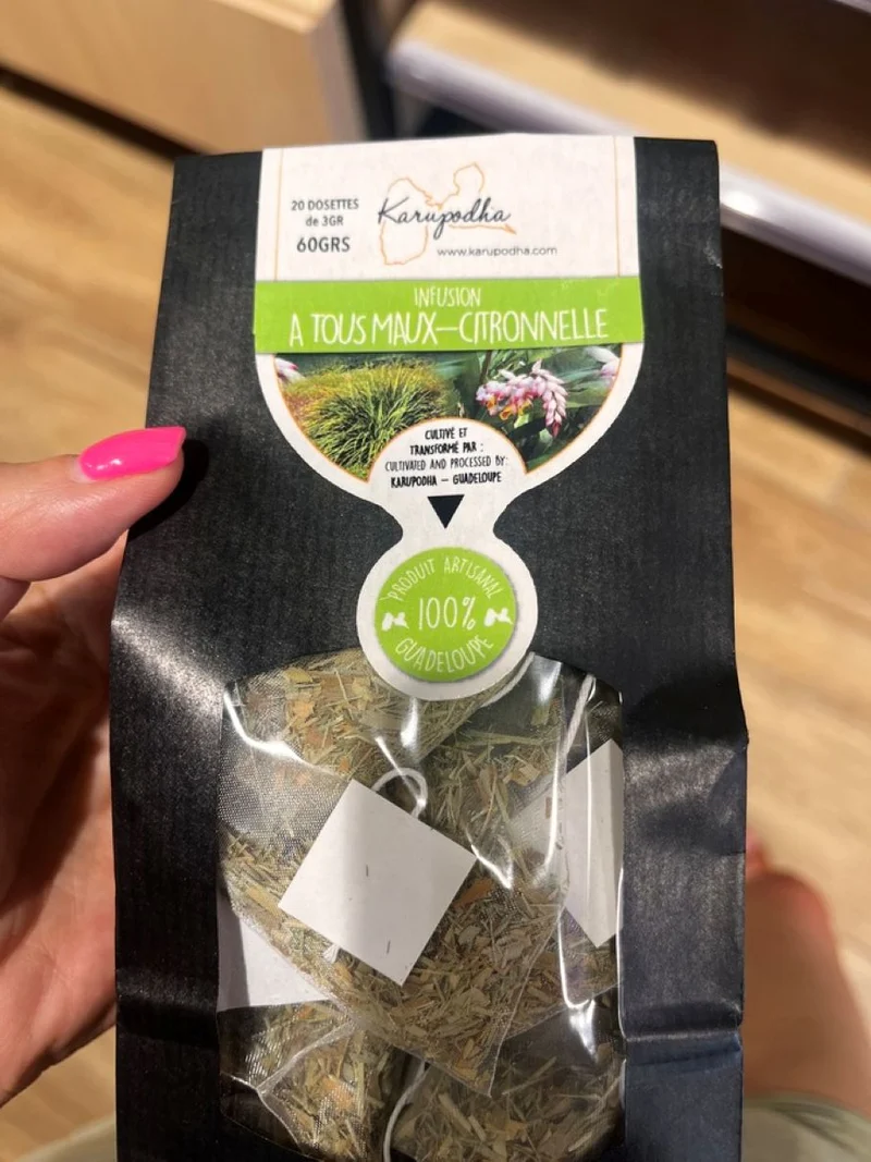 Tisane digestive Atoumo et Citronnelle de Guadeloupe
