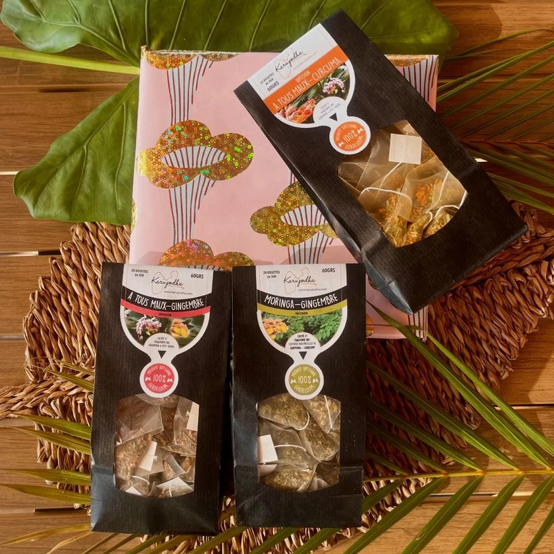 Coffret Bien-être - Tisanes bienfaisantes créoles