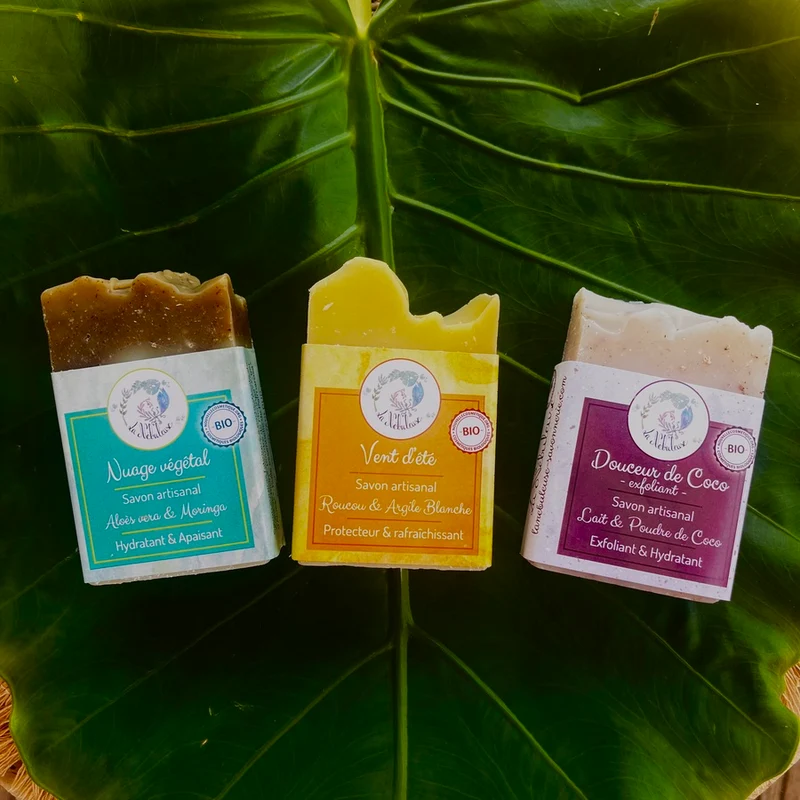 Savon artisanal au Moringa - Hydratant et apaisant