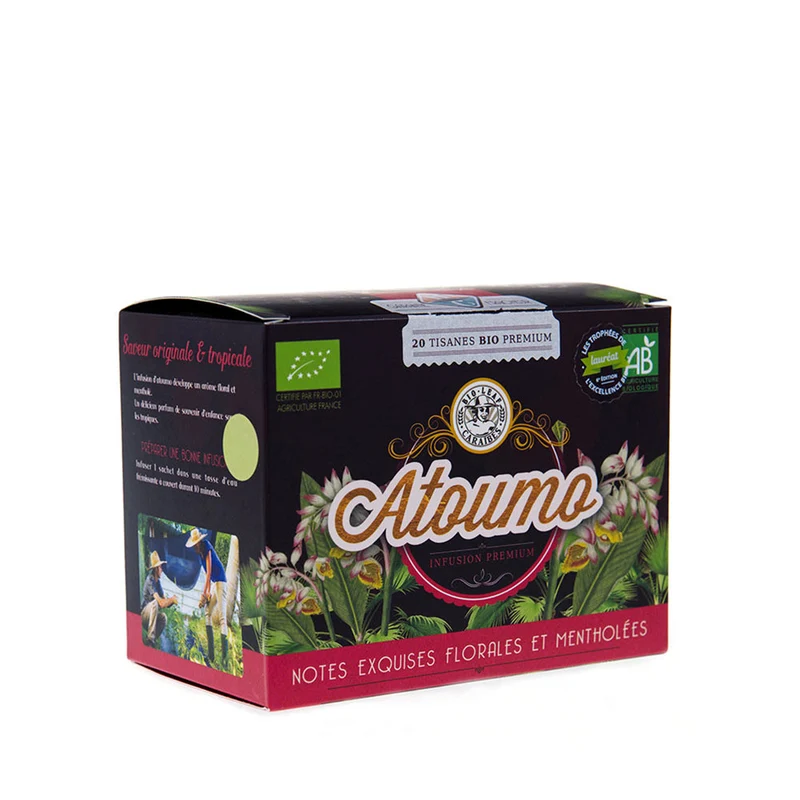 Tisane d'Atoumo BIO de Martinique, sachets individuels