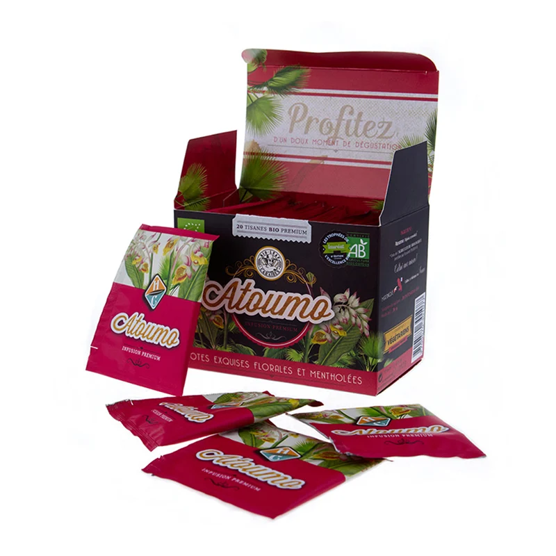 Tisane d'Atoumo BIO de Martinique, sachets individuels