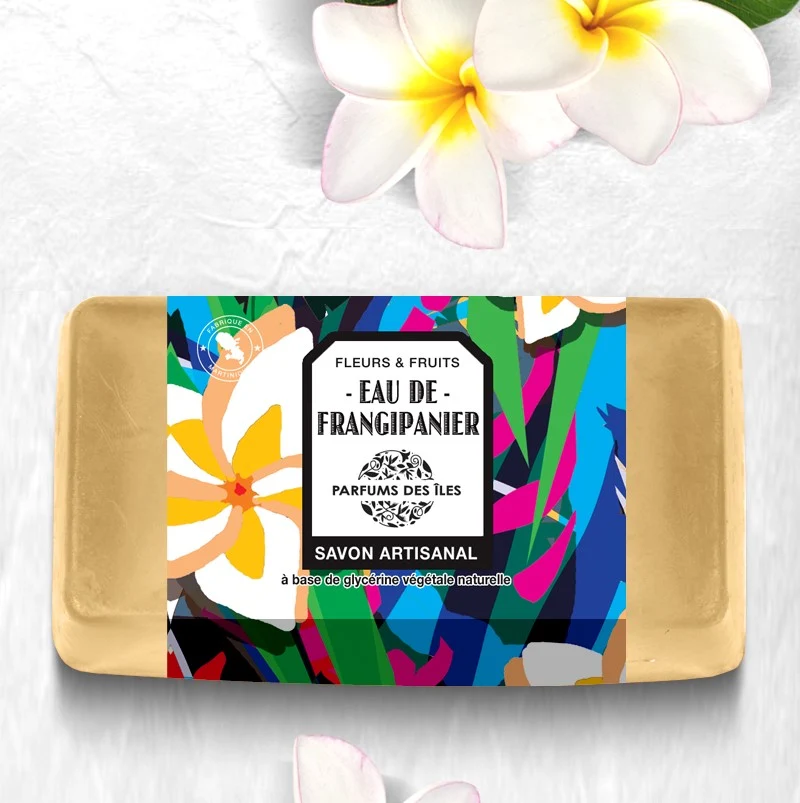 Savon parfumé au Frangipanier
