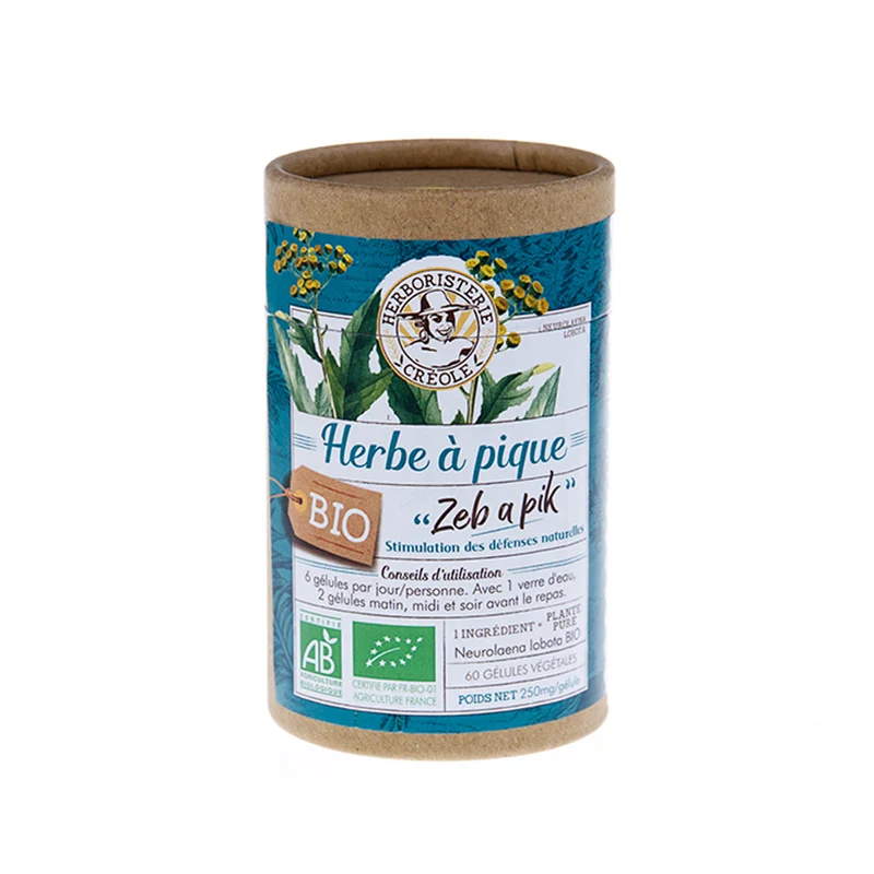 Gélules d'Herbe à pic BIO ou Zeb a pik