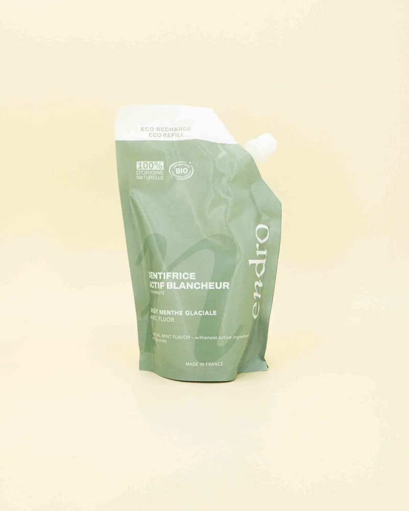 Recharge dentifrice blancheur - Menthe glaciale - Fluor