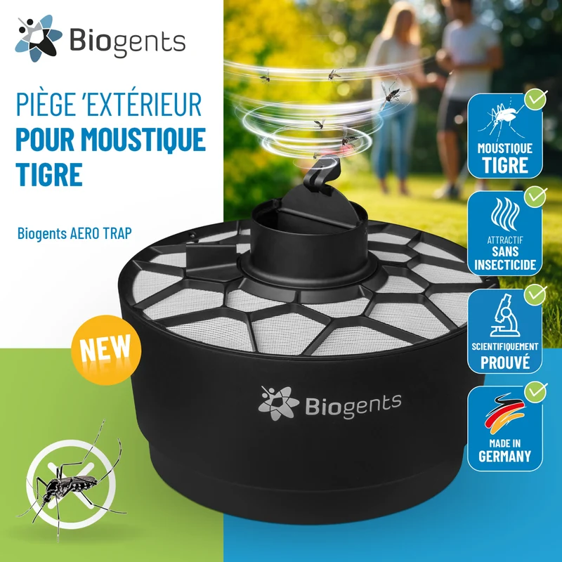 Aero Trap — Piège anti-moustique tigre extérieur
