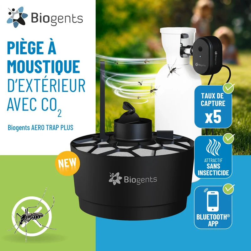 Aero Trap — Piège anti-moustique tigre extérieur