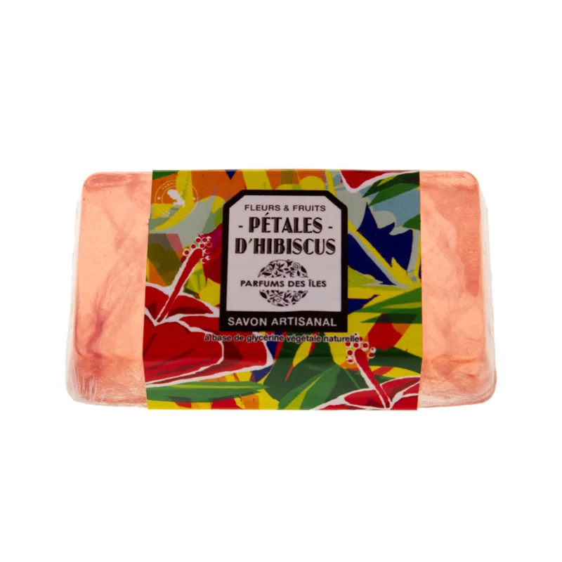 Savon parfumé à l'Hibiscus de Martinique