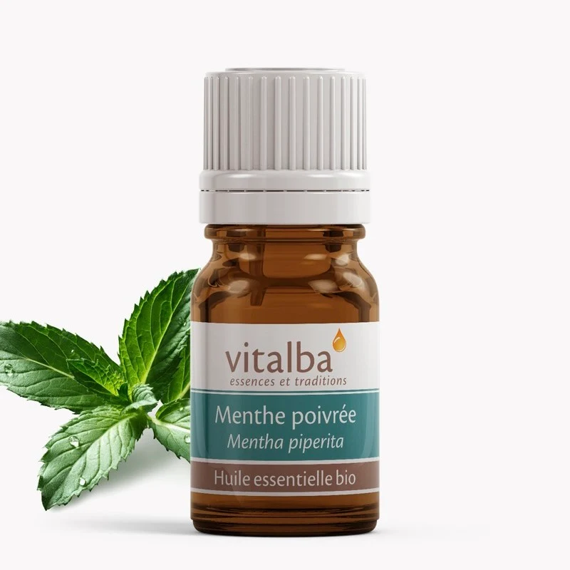 Menthe poivrée Huile essentielle Bio - VITALBA Corse 5ml ou 10ml
