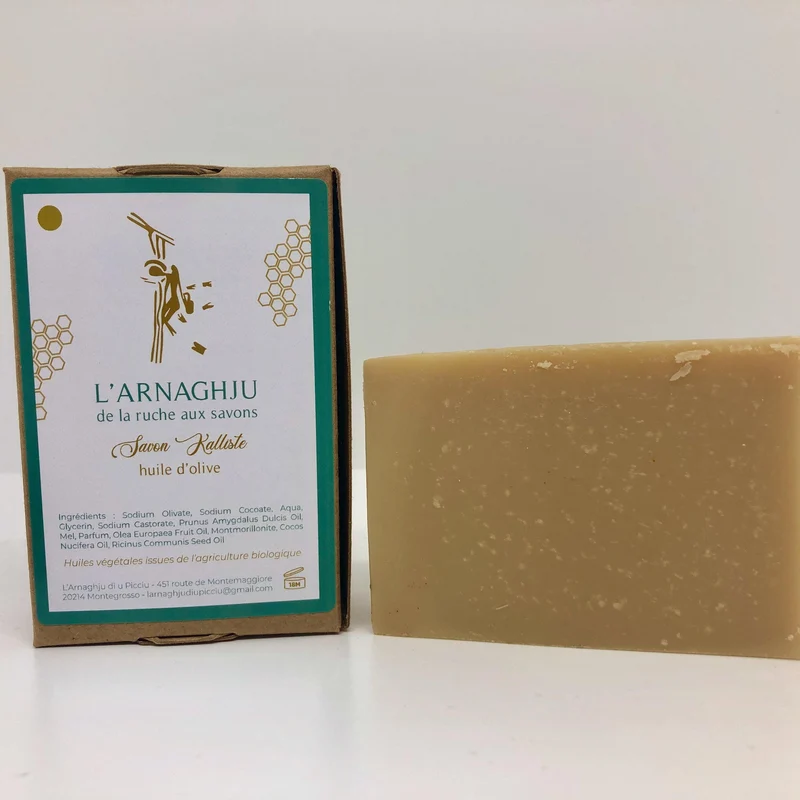 Savon surgras Olive de Corse, Kallysthé