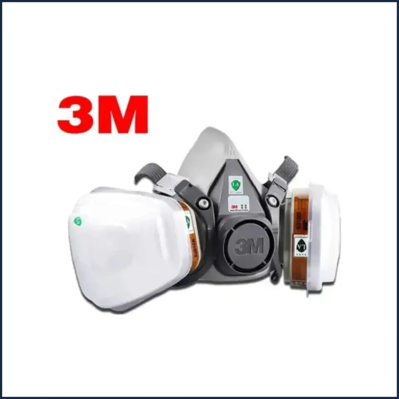 Masque avec Filtres de Protection pour Traitement Insecticide – Demi-Masque Réutilisable 3M