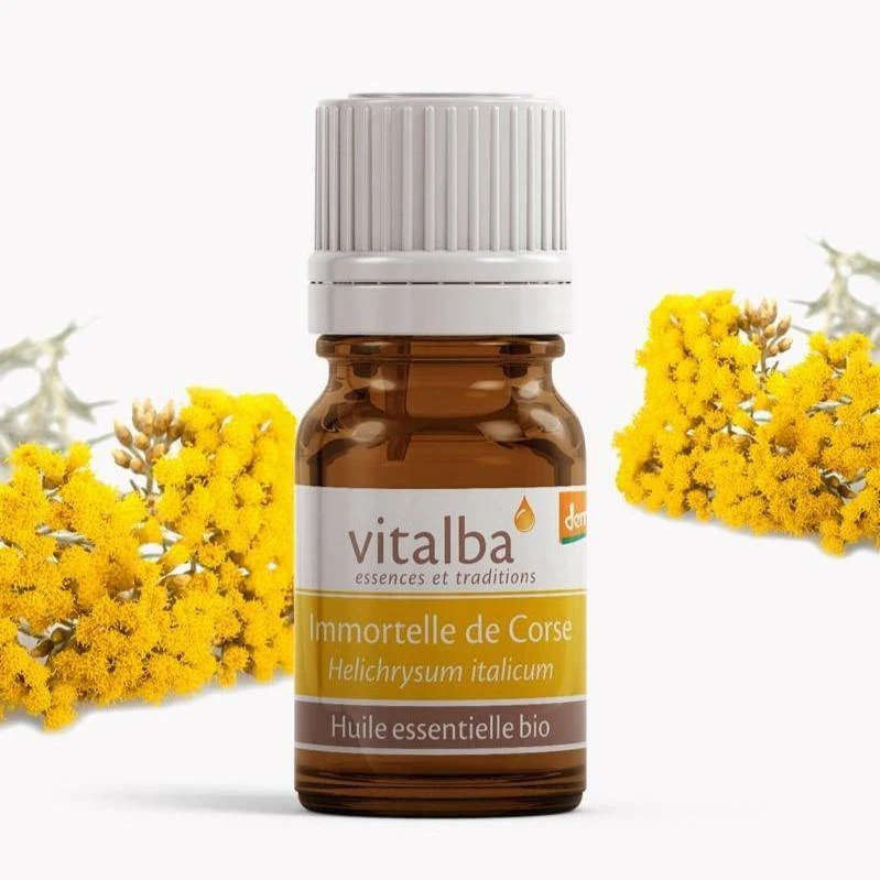 Immortelle de Corse huile essentielle Bio Demeter - Vitalba 2,5ml et 5ml