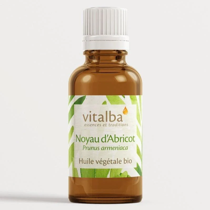 Huile végétale de noyaux d'abricot Bio, Vitalba