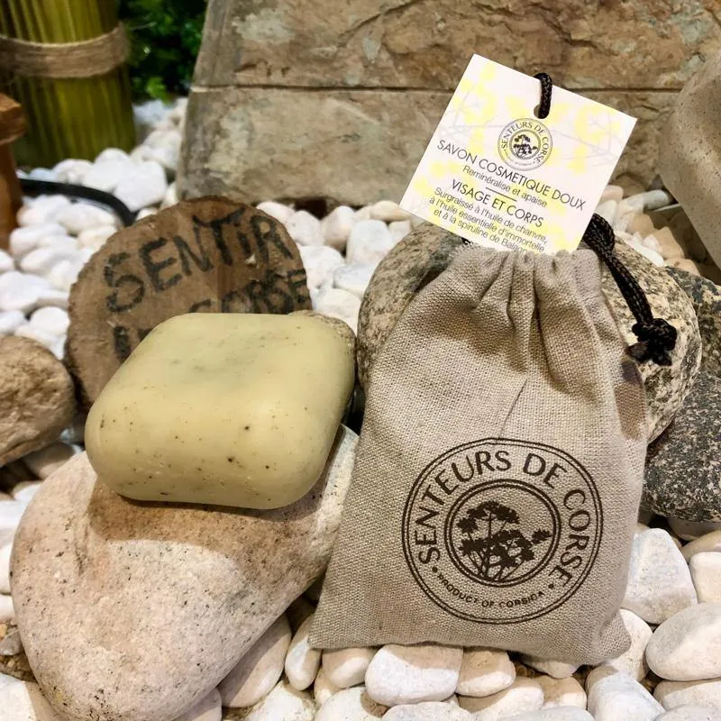 Savon à l'Immortelle et à la Spiruline Corse - SDC