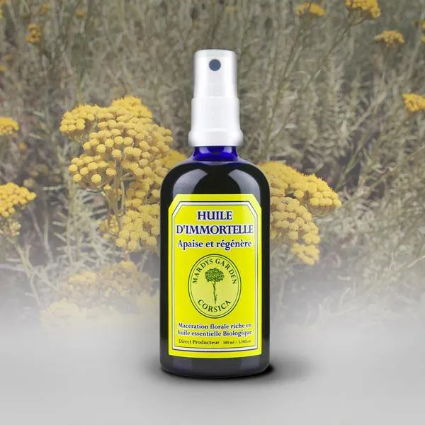 Huile d'Immortelle de Corse Régénère et Apaise - MARDYS GARDEN 50ml ou 100ml