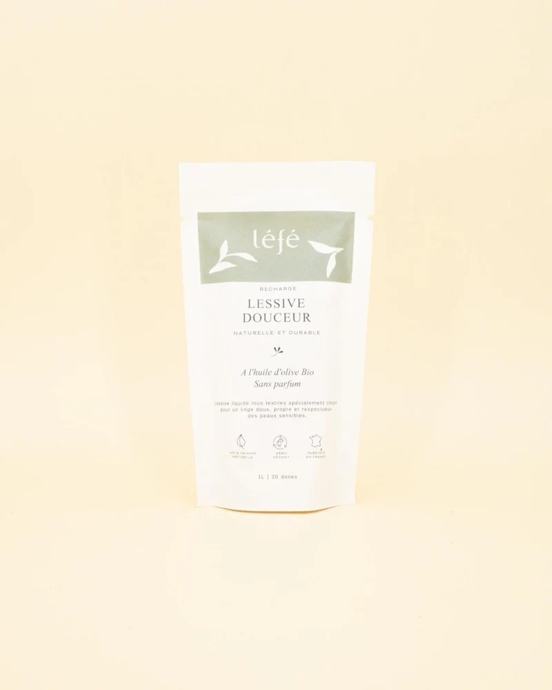 Lessive liquide naturelle - 20 lavages - Recharge