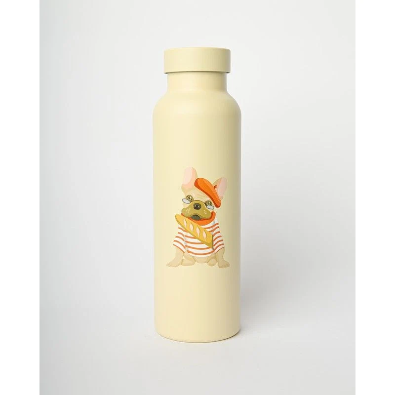 Borraccia Termica 500ml Giallo Chiaro QUY CUP