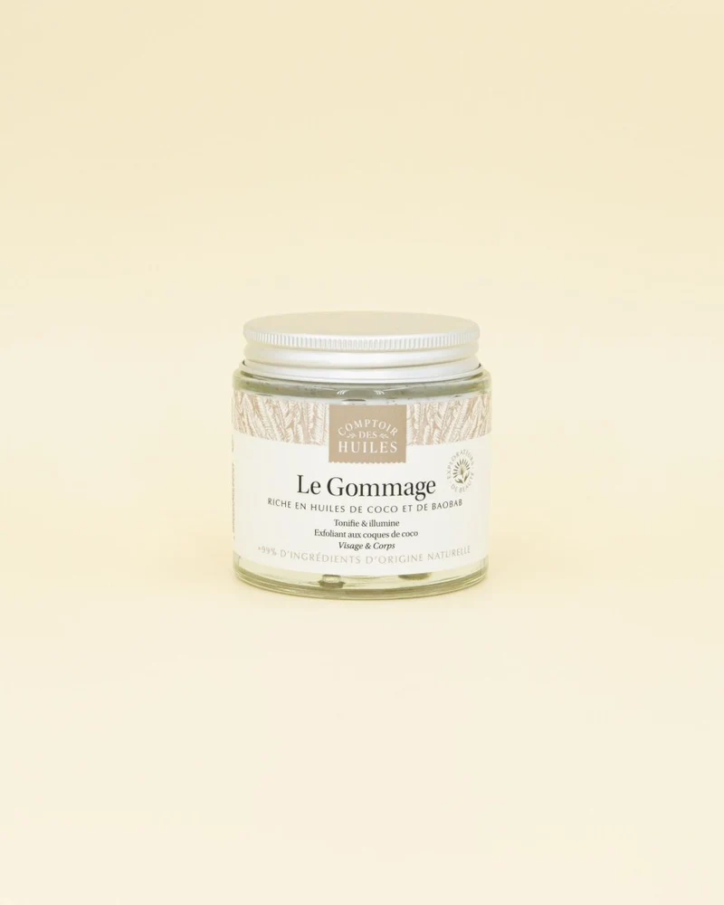 Gommage visage et corps - Exfoliant - Huile de Coco