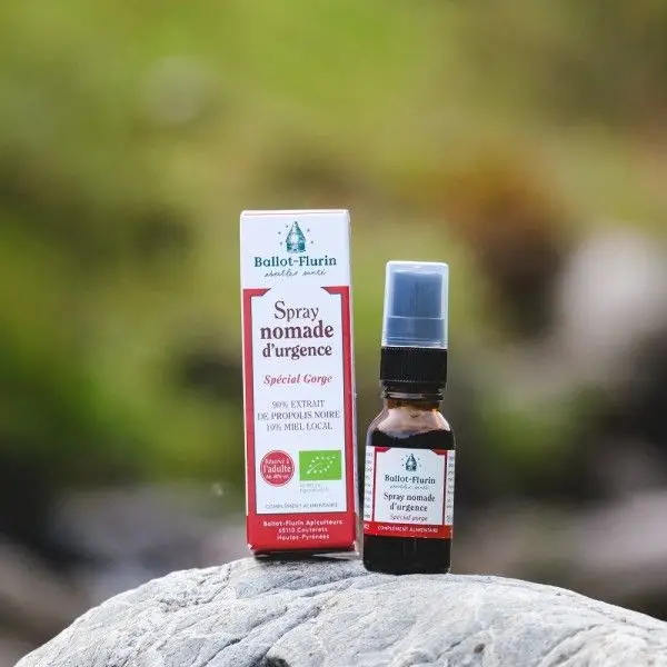 Spray Nomade D'Urgence Pour La Gorge