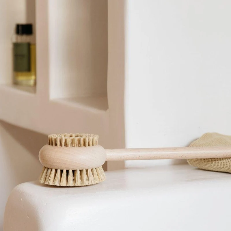 Brosse Pour Le Dos En Hêtre Ciré