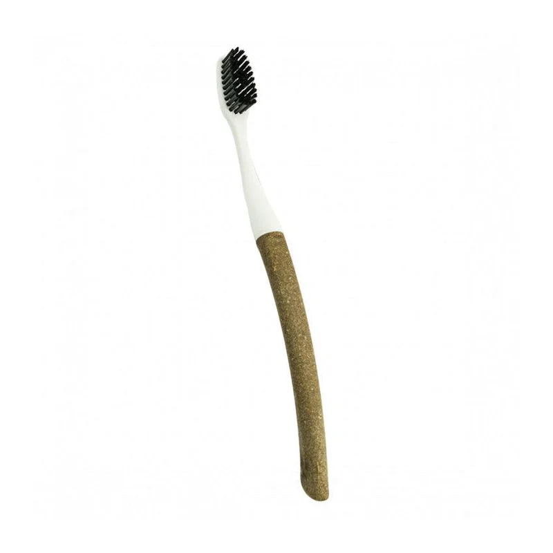 Brosse À Dents À Tête Interchangeable "Édith" - Manche En Lin - Souple