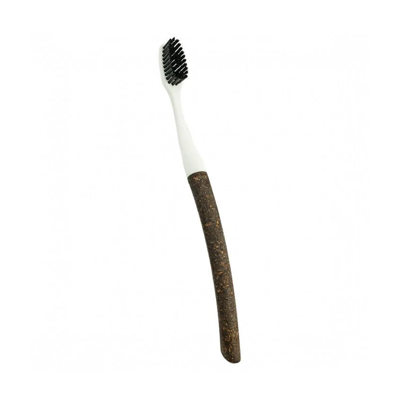 Brosse À Dents À Tête Interchangeable "Édith" - Manche En Liège - Souple