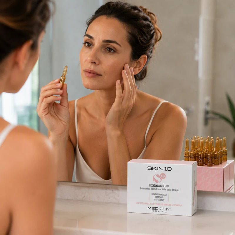 Medichy Model Skin 10 Hexaglycanes Sérum Raffermissant et Redensifiant 15 ampères