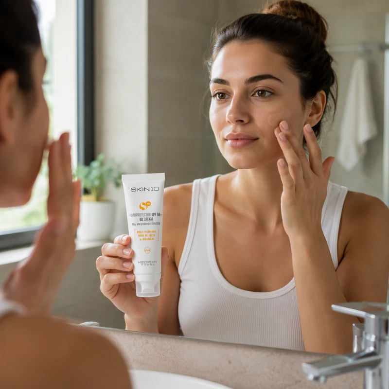 Medichy Modèle SKIN10 PHOTOPROTECTEUR SPF50 + BB CRÈME 50ml