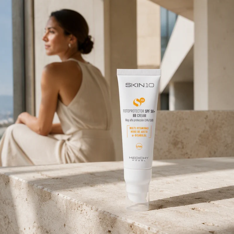 Medichy Modèle SKIN10 PHOTOPROTECTEUR SPF50 + BB CRÈME 50ml