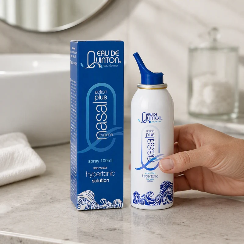 Hygiène nasale Quinton Action. Spray Hypertonique 100ml