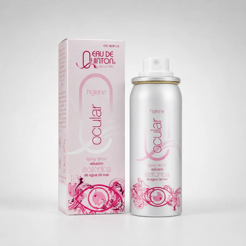Hygiène oculaire isotonique Quinton. Vaporisateur 30 ml