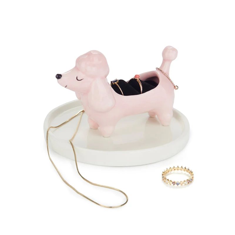 Porta anelli Poodle Rosa BALVI