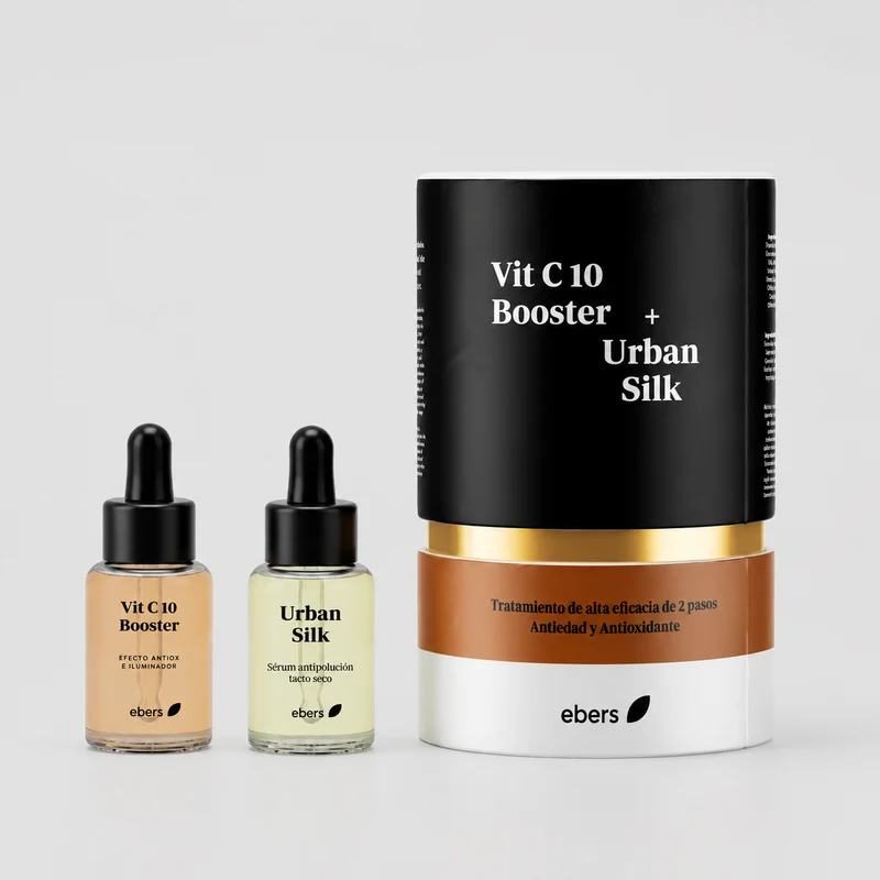 Traitement Ebers Anti-Âge et Antiox : Booster Vit C 10 + Soie Urbaine