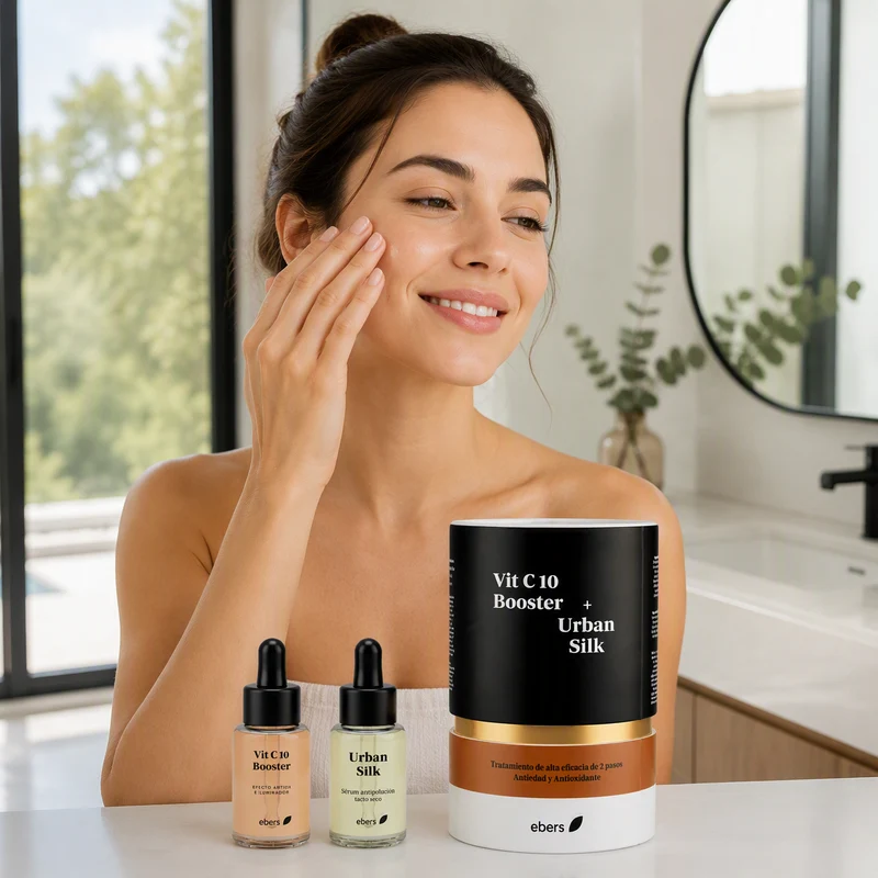 Traitement Ebers Anti-Âge et Antiox : Booster Vit C 10 + Soie Urbaine