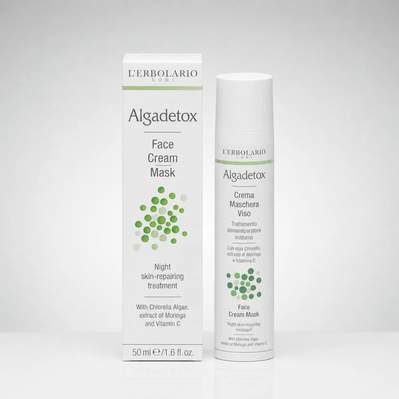 L'Erbolario Algadetox Masque Crème Visage Nuit 50 ml