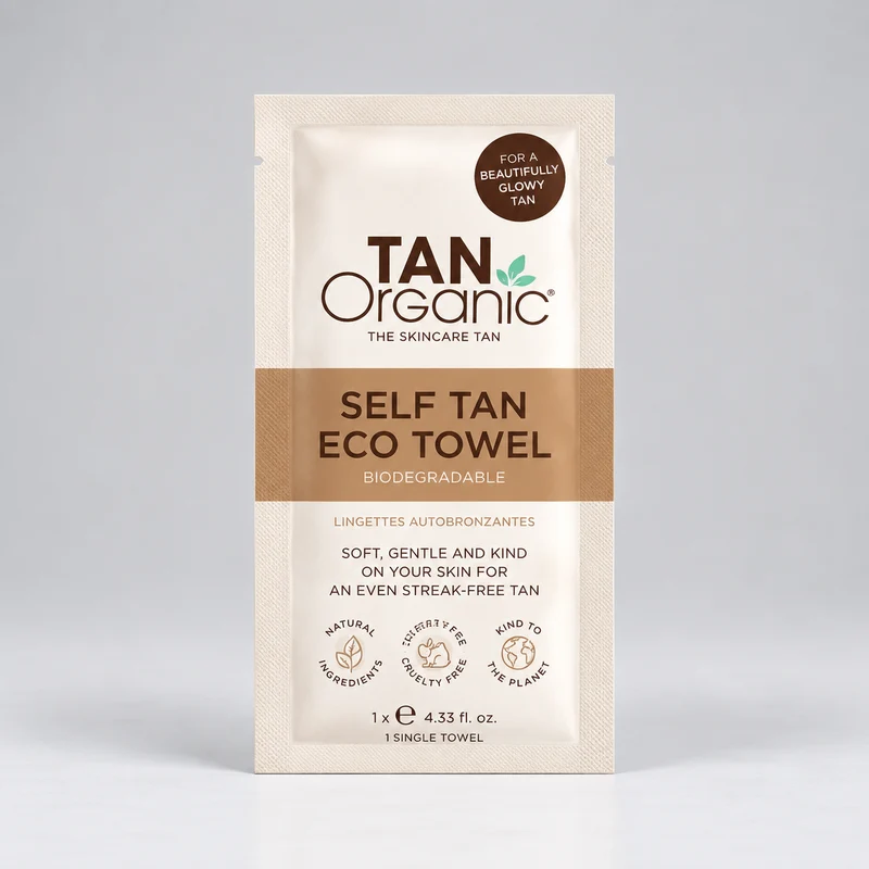 Lingettes autobronzantes biodégradables Tanorganic