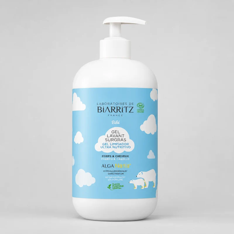 Laboratoires de Biarritz Natis Gel Lavant Bébé aux Algues 500 ml