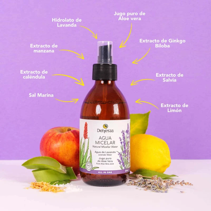 Dehesia BIO Eau Micellaire -All In One- à la Lavande et à l'Aloe vera 250ml