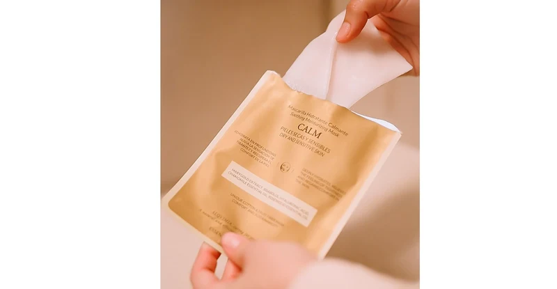 Masque facial apaisant Alqvimia pour peaux sensibles