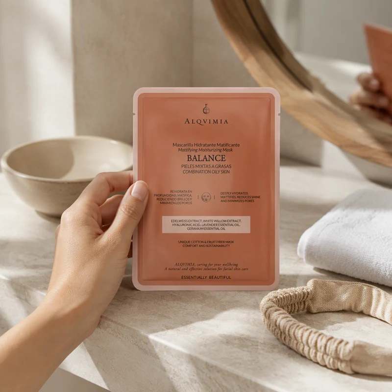 Alqvimia BALANCE Masque Visage Hydratant Matifiant