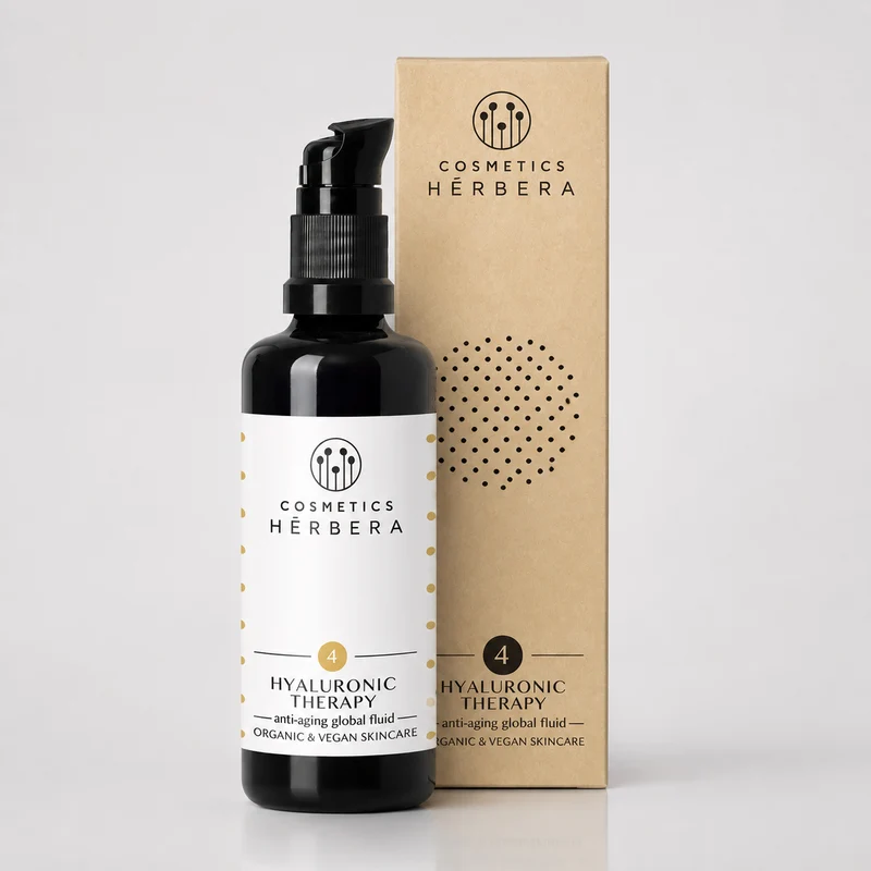 Herbera Hyaluronic Therapy (fluide anti-âge pour le visage à l'acide hyaluronique, à la grenade et au raisin) 50 ml