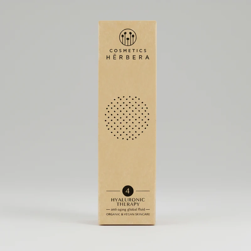Herbera Hyaluronic Therapy (fluide anti-âge pour le visage à l'acide hyaluronique, à la grenade et au raisin) 50 ml