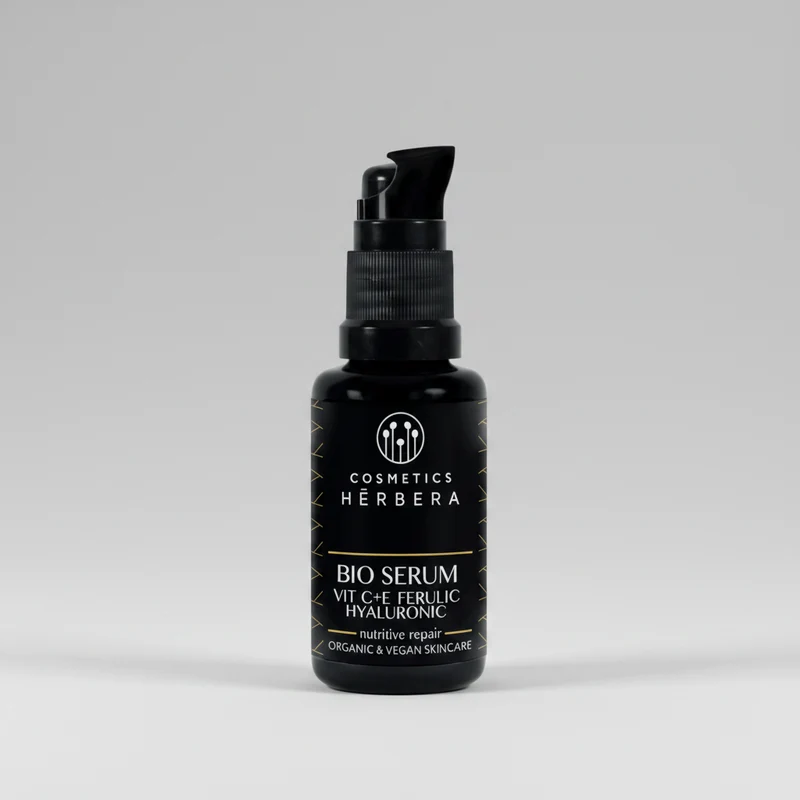 Herbera Antiox Sérum Hyaluronique Illuminateur avec Vitamine C + E + Ferulic 30ml