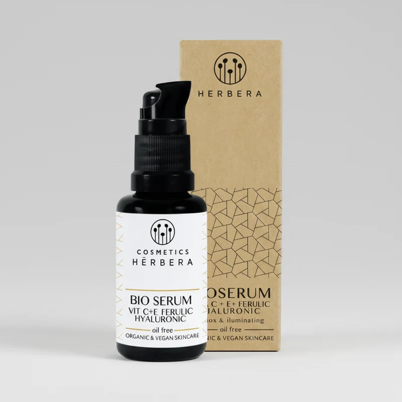 Sérum antioxydant Herbera pour prévenir les taches brunes et illuminer la peau. Peaux mixtes, 30 ml